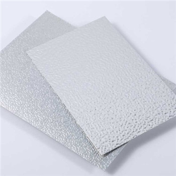 Ang Wall Panel High Gloss Surface Color nga adunay sapaw nga Aluminium Plate / Sheet 
